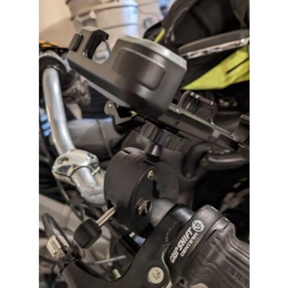 Motorcycle Phone Mount Bike Phone Holder Upgrade Quick Install Handlebar Clip - Picture 3 of 4